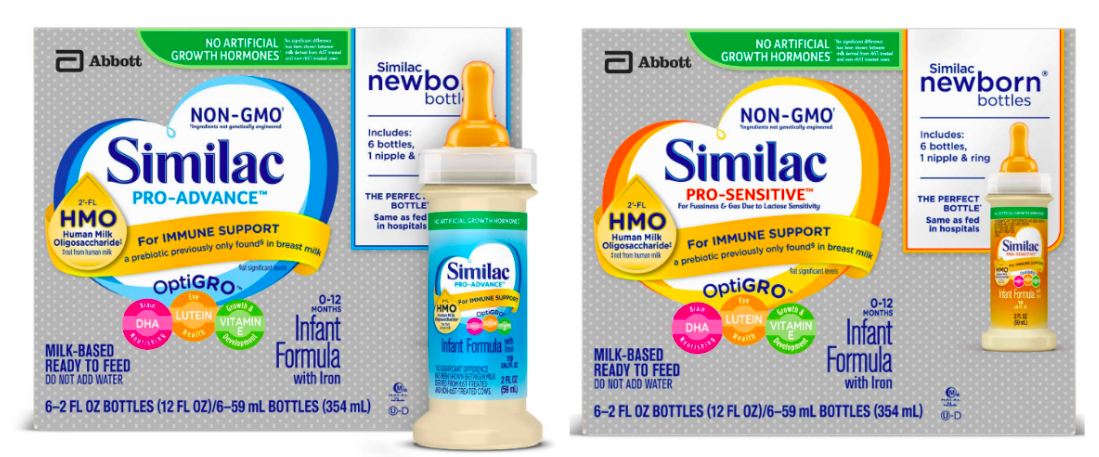 similac ready to feed 2 oz bottles