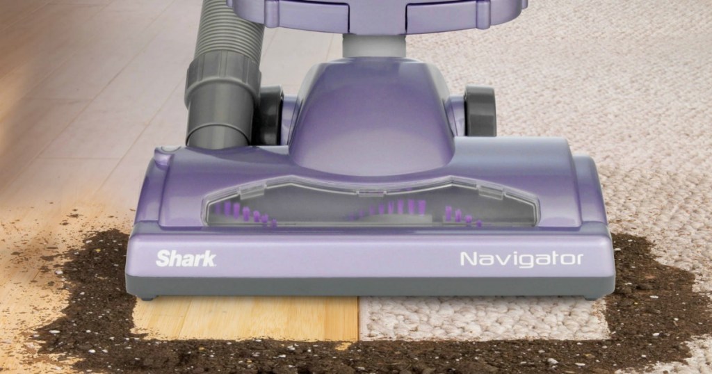 Shark Navigator Vacuum cleaning carpet