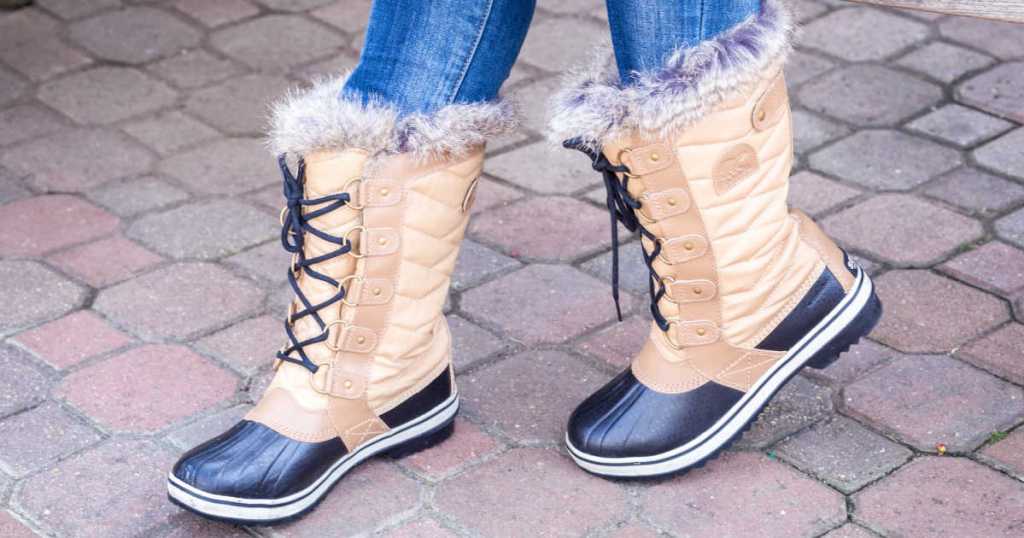 woman wearing Sorel Tofino II Boots