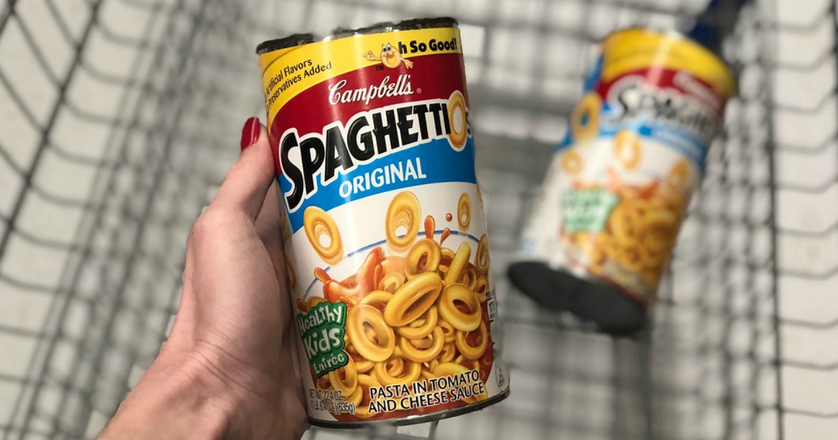 Spaghettios Pasta Cans 12 Pack Only 9 67 Shipped At Amazon Just 81 Each