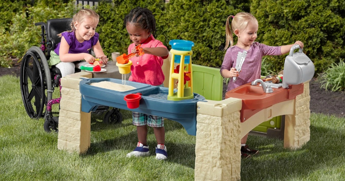 Step2 Playtime Patio W Canopy Playhouse Only 139 99 Shipped   Step2 All Around Playtime Patio With Canopy Playhouse 