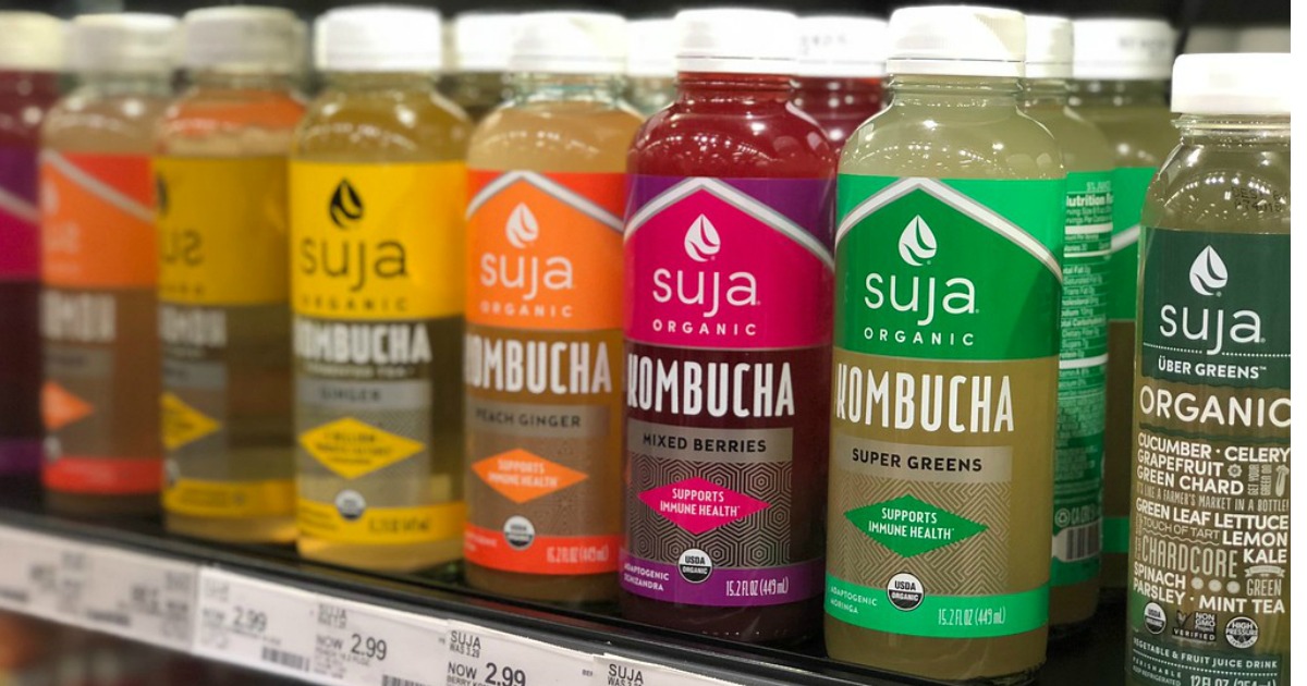 Free Suja Kombucha After Cash Back at Target