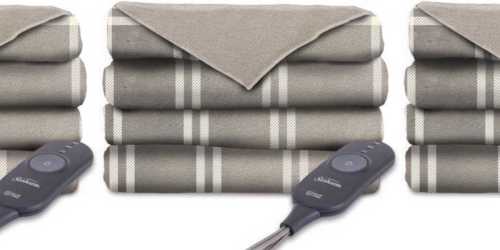 Sunbeam Heated Microplush Throw Blanket Only $17 at Walmart.com (Regularly $29+)