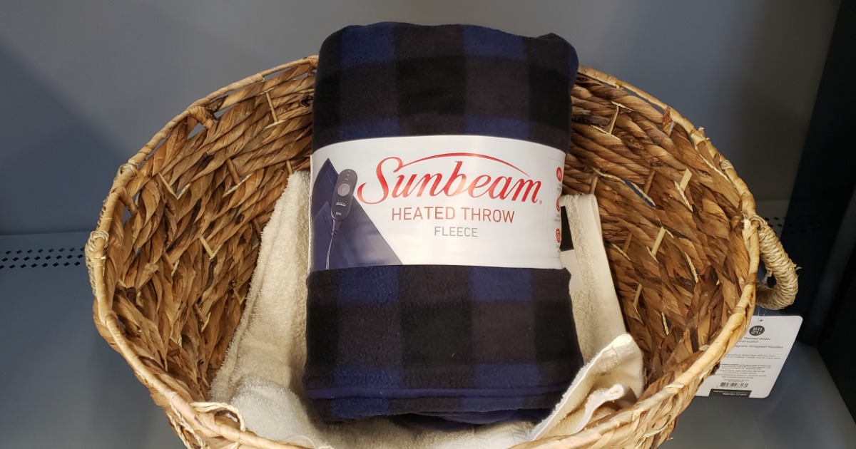 Up to 50% Off Sunbeam Electric Heated Throws at Walmart • Hip2Save