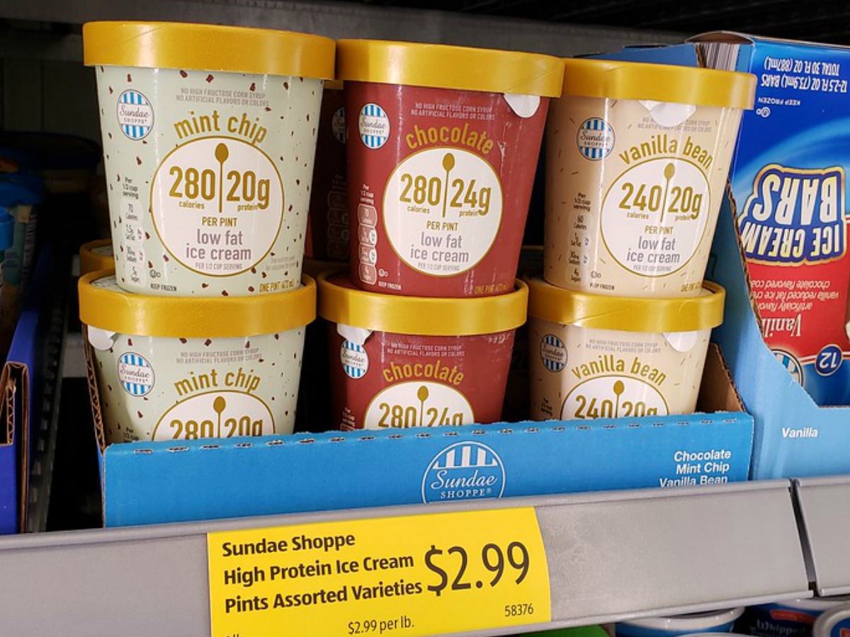 Sundae Shoppe High Protein Ice Cream Available At ALDI (Almost Half ...