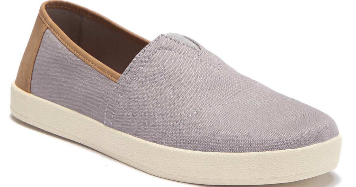 TOMS Men's Avalon Canvas Sneakers Only 