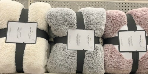 Threshold Fuzzy Blanket Only $10.49 at Target.com + More