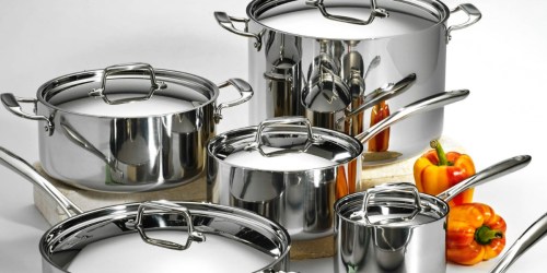 Tramontina 12-Piece Stainless Steel Cookware Set Only $199.97 Shipped (Regularly $300)