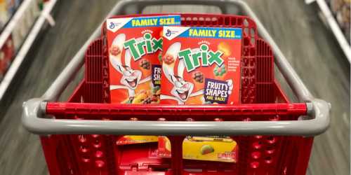 Trix Family Size Cereal Boxes Only $2 Each After Cash Back at Target