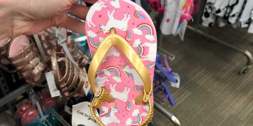 Cat & Jack Unicorn Sandals Only $3.99 at Target + More