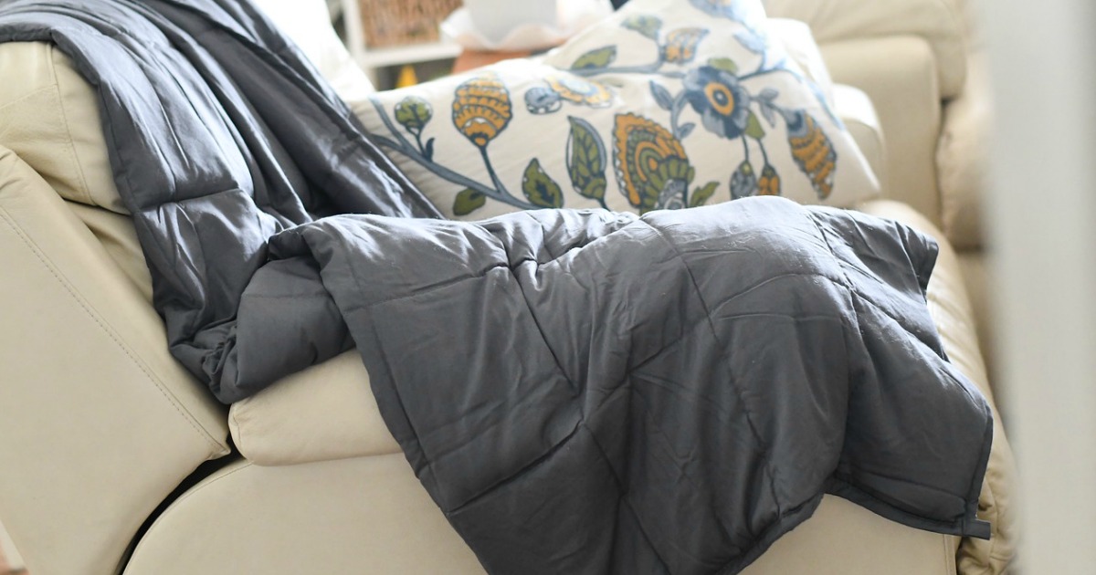 Sharper Image 15lb Weighted Blanket as Low as $106 Shipped + Get $20