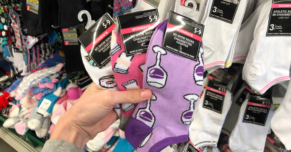Novelty Socks Just $1 at Dollar Tree