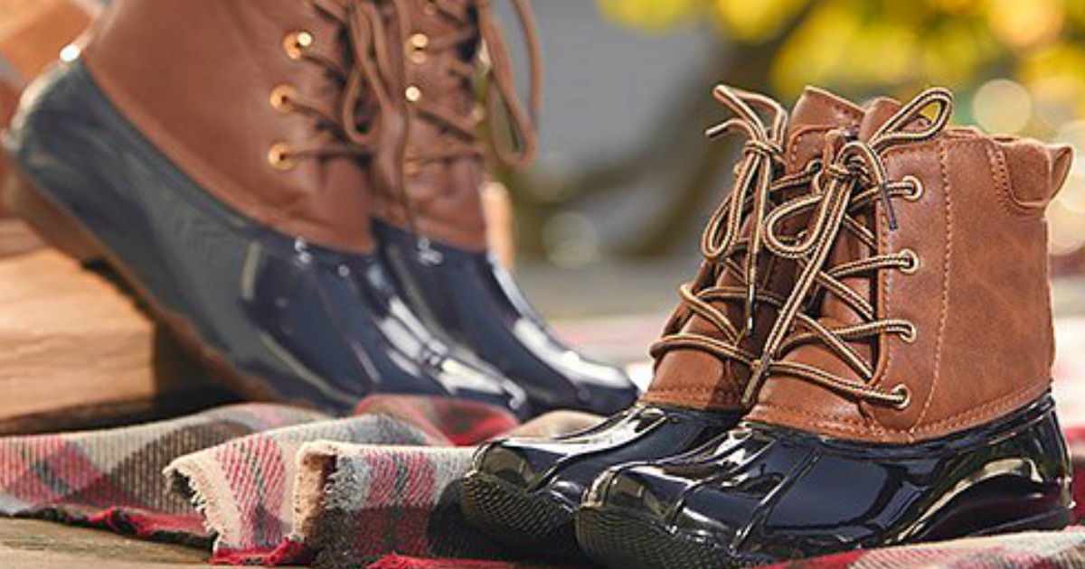 zulily duck boots