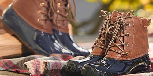 Women’s Duck Boots Only $19.99 at Zulily (Regularly $40+)