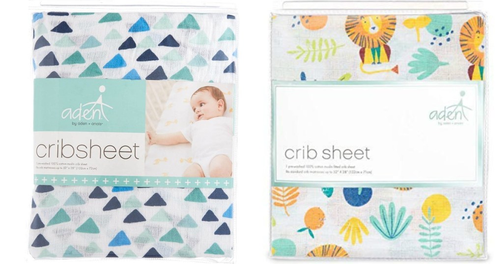 50 Off Aden Anais 100 Cotton Muslin Crib Sheets Free