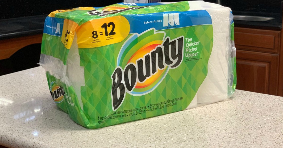 Bounty GIANT Rolls 8-Pack Just $6.79 Each After Target ...