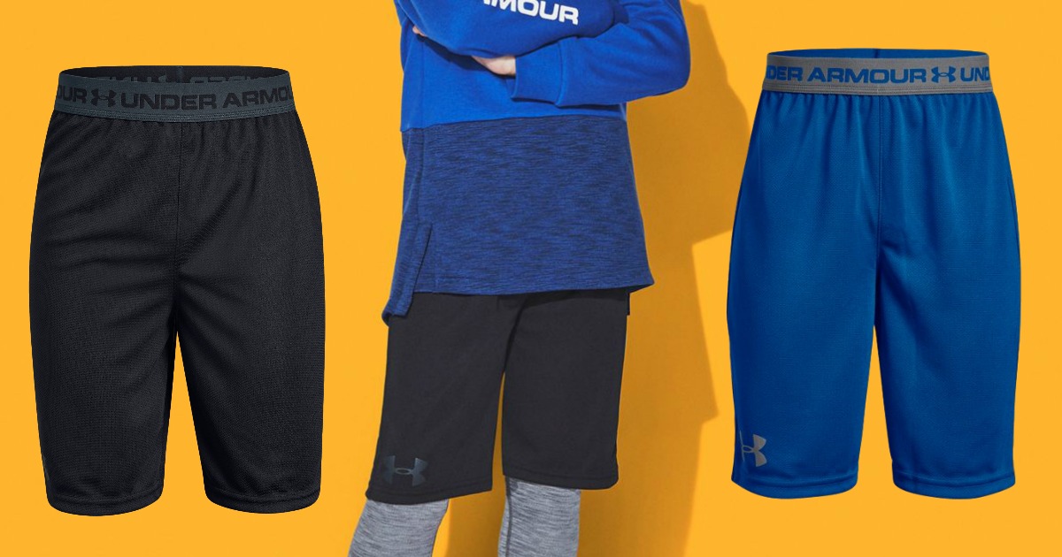 boys under armour shorts on sale