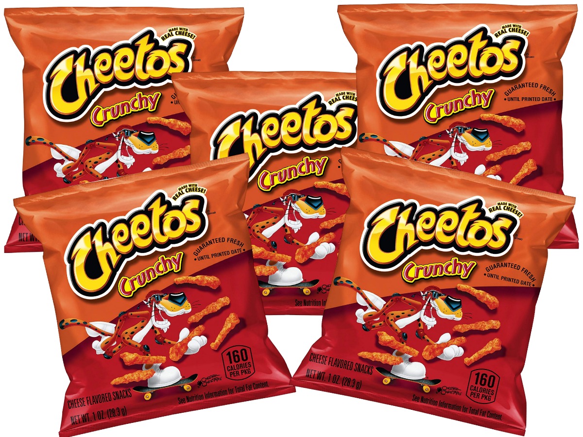5 packs of Cheetos 