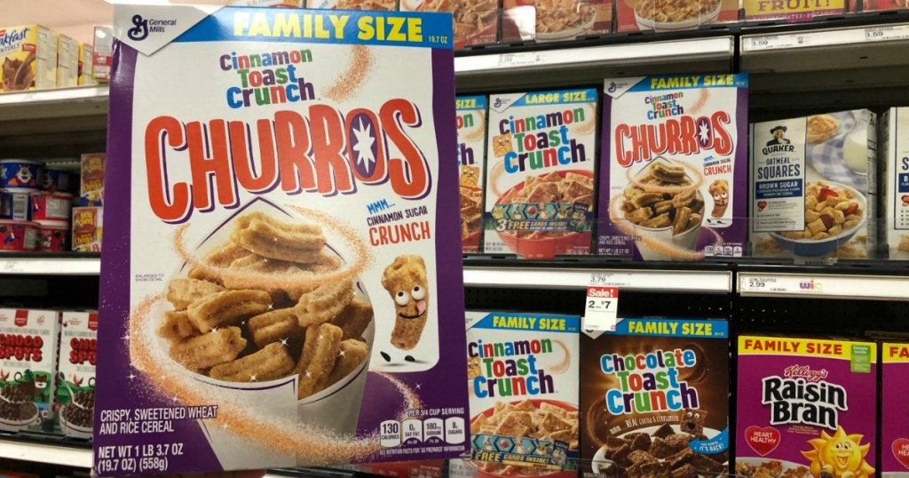 New Cinnamon Toast Crunch Churros Cereal Only 175 After Cash Back At