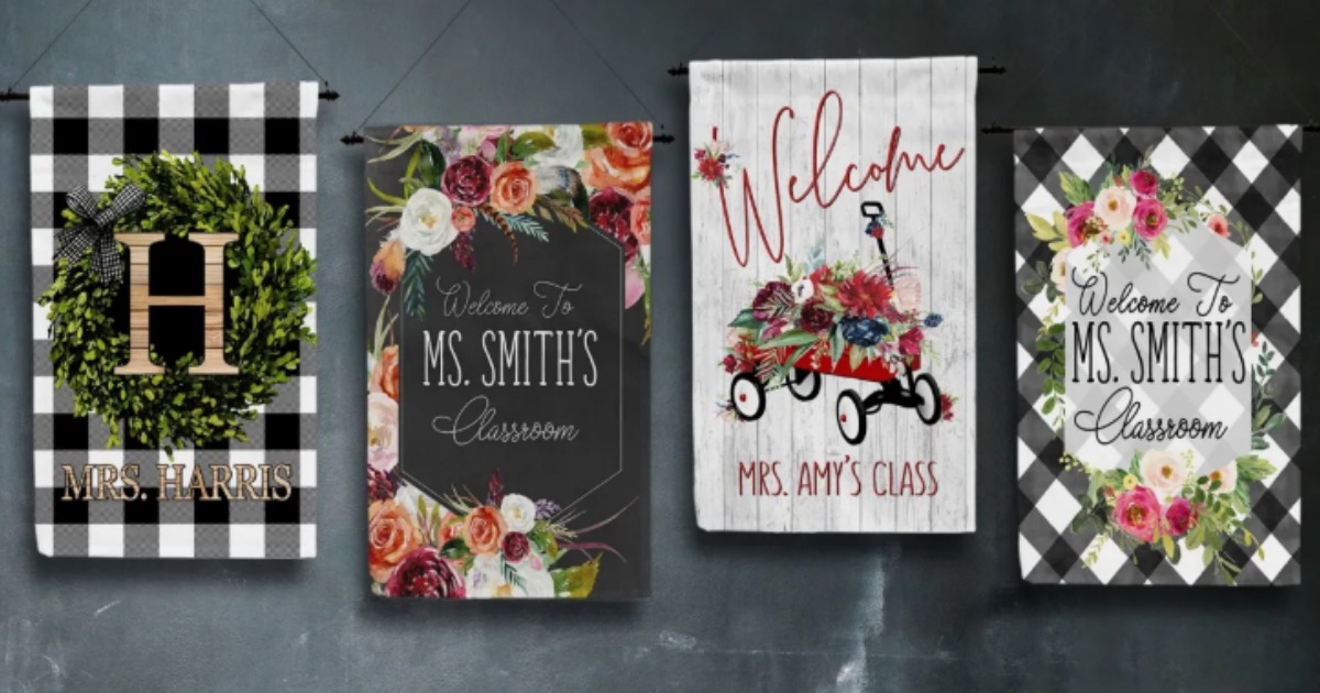 Personalized Teacher Classroom Signs Only $9.99 (Regularly $20)