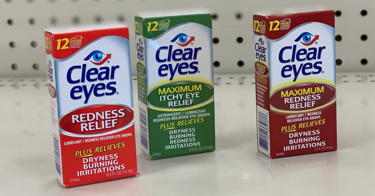 Clear Eyes Maximum Relief Eye Drops Only 1.80 at Target