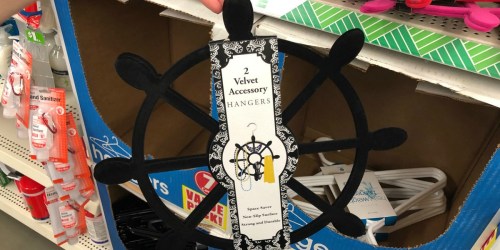 Velvet Accessory Hanger Possibly Only $1 at Dollar Tree