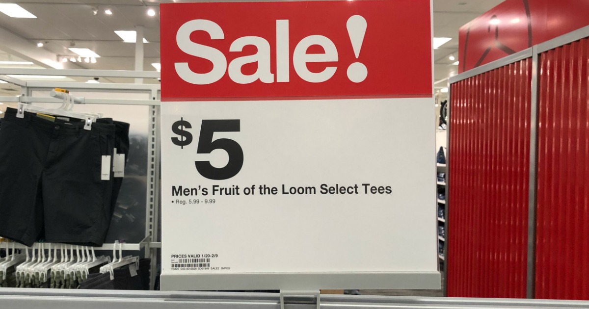 Target fruit of the 2025 loom mens t shirts