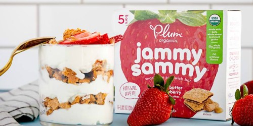 Plum Organics Jammy Sammy 30-Count Bars Only $14.25 Shipped from Amazon & More