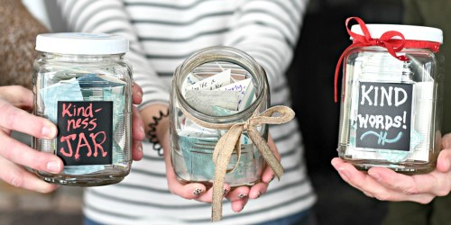Spread LOVE: This DIY Kindness Jar is a Feel Good Craft!
