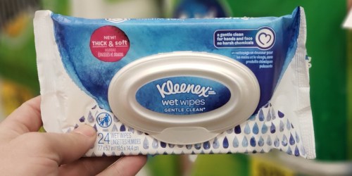 Kleenex Wet Wipes Only 50¢ Each After Cash Back at CVS