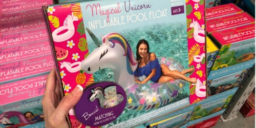 Magical Unicorn Pool Float & Mini Drink Holder Only $11.98 at Sam’s Club + More