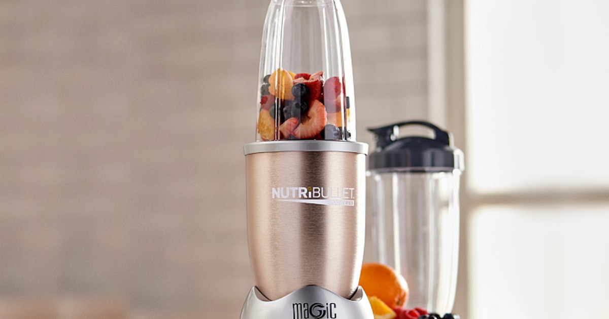 qvc nutribullet pro with berried and fresh fruit.
