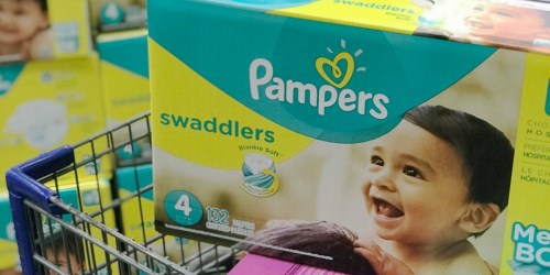 BIG Pampers Diapers Pack, Baby Wipes & $5 Walmart Gift Card as Low as $43 Shipped