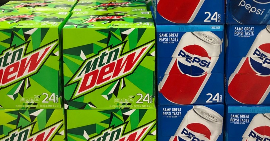 HOT! Pepsi & Mountain Dew 24-Packs Just $8.97 Each After Walmart Cash