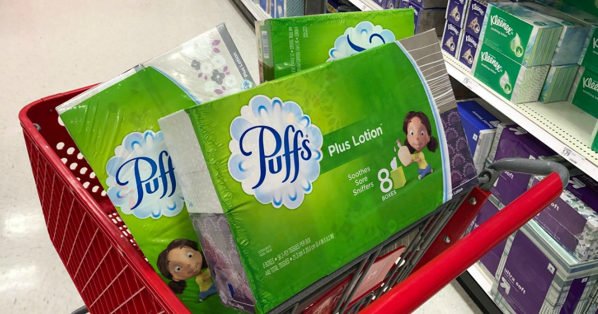 Puffs Tissues 8-Pack Only $4.65 Each After Target Gift Card (Just 58 ...