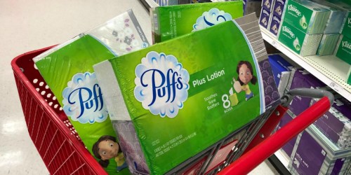 Puffs Tissues 8-Pack Only $4.65 Each After Target Gift Card (Just 58¢ Per Box Of Tissues)