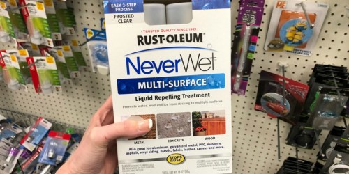 Rust-Oleum NeverWet Multi-Surface Spray Kit Only $1 at Dollar Tree