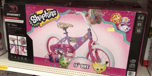 Shopkins Kids 16″ Bike Possibly Only $26.98 (Regularly $90) & More at Target