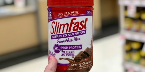 SlimFast Advanced Nutrition Smoothie Mix Only $6.60 Each After Cash Back at Target + More