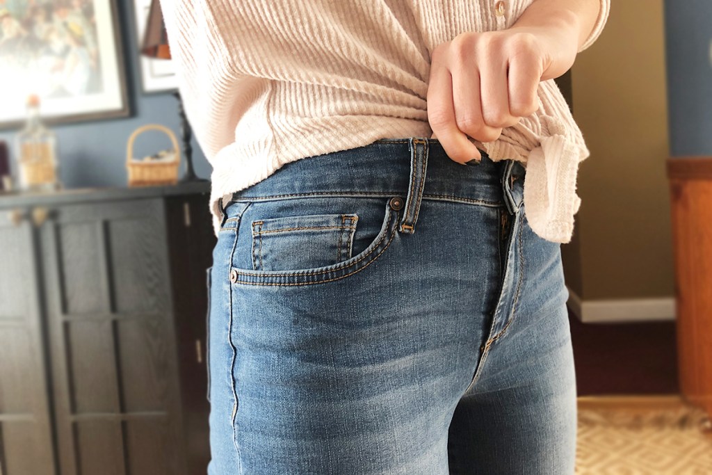 walmart wednesday — sofia jeans by sofia vergara showing high waistband