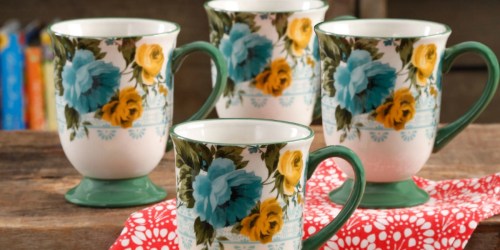 The Pioneer Woman 4-Piece Mugs Sets Only $9.99 at Walmart.com