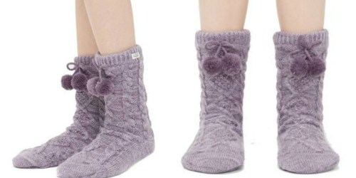 UGG Closet Pom-Pom Fleece Lined Socks Just $18.99 (Regularly $50)