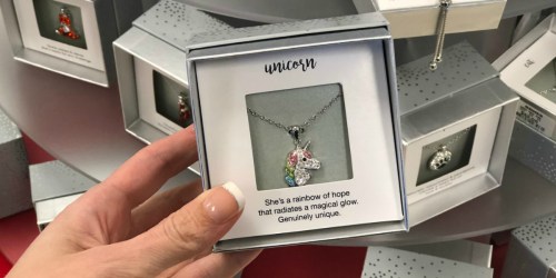 Kohl’s Cardholders: Crystal Unicorn Pendant Necklace Just $11 Shipped (Regularly $50) + More