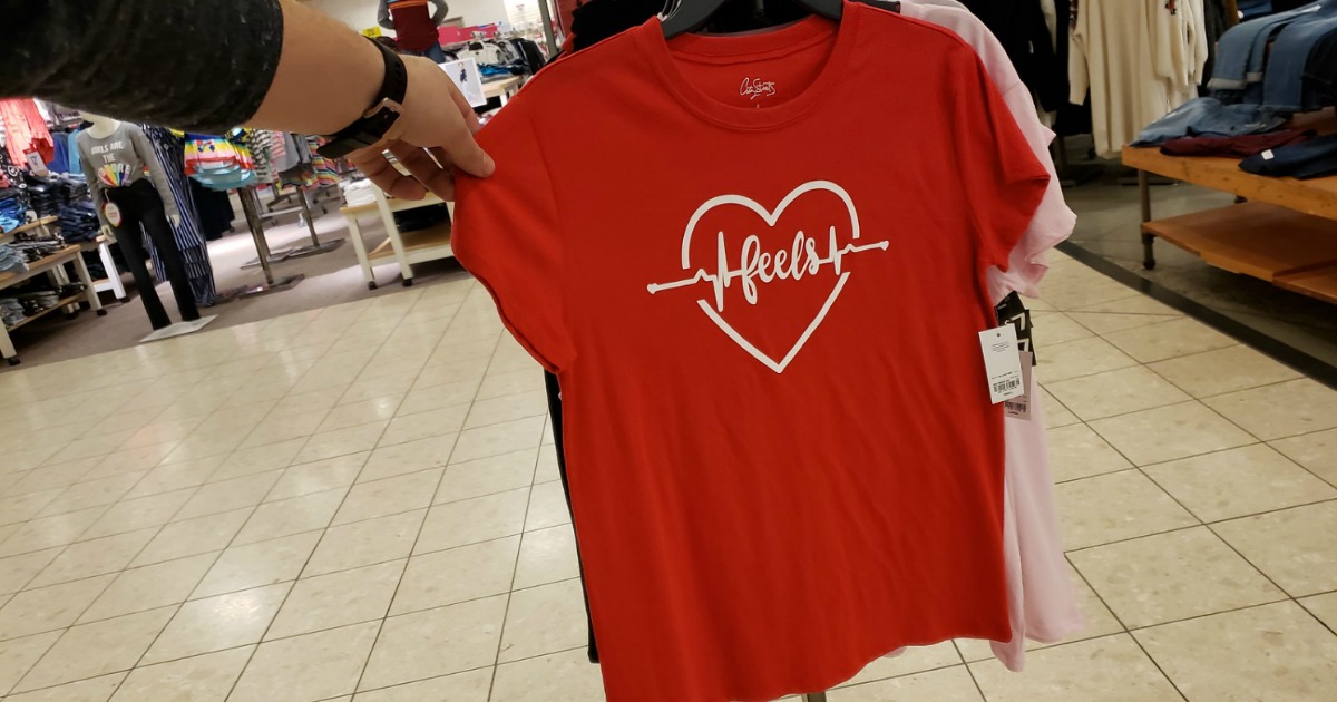 Women's & Kid's Valentine's Day Tees as Low as 3.75