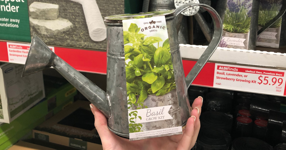 Organic Growing Kits Only 5 99 At Aldi More Spring Gardening Finds