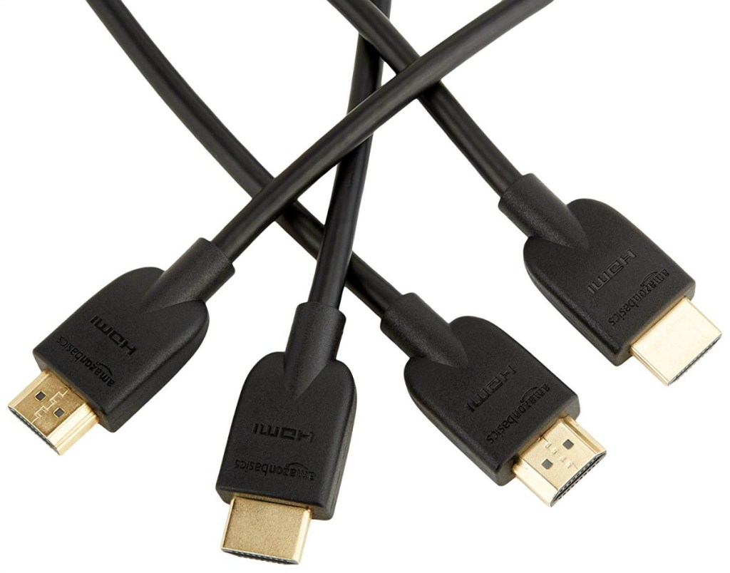 Amazon Basics 6FT High-Speed HDMI Cable 3-Pack