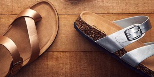 Footbed Sandals Only $9.99 at Zulily