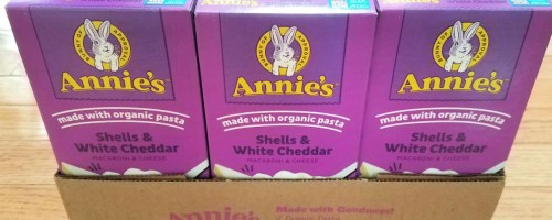 Huge box of Annie's organic pasta