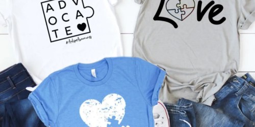 April Autism Awareness Month Graphic Tees as Low as $16.64 Shipped