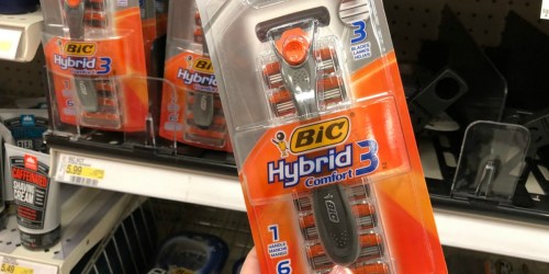 BIC Comfort 3 Hybrid Men’s Razor w/ 6 Cartridges Just $1.79 Shipped at Amazon